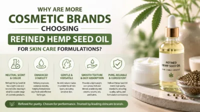 Perché sempre più marchi cosmetici scelgono l’olio di semi di canapa raffinato per le formulazioni skincare?
