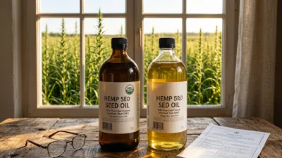 Olio di semi di canapa biologico vs convenzionale: vale la pena scegliere il biologico?